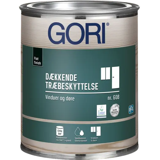 GORI 608 dækkende vinduesmaling ral 9010 hvid