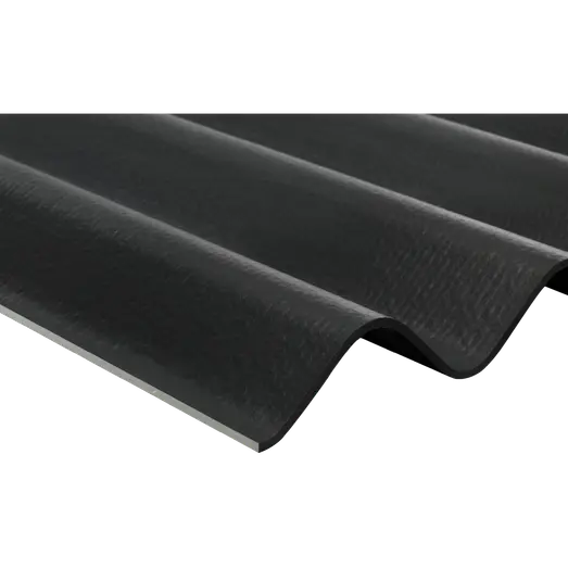 Bølgeplade B6-S FK 1090x1180 mm sortblå