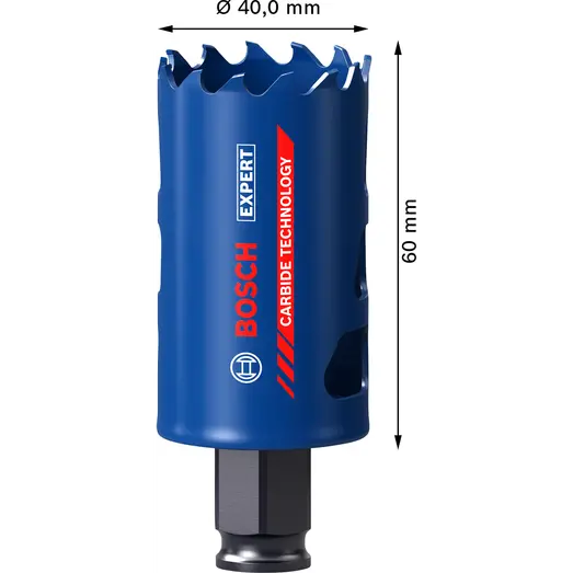 Bosch EXPERT Multi Material Power Change Plus hulsav, 40x60 mm