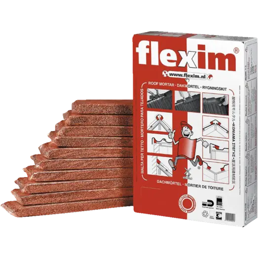 Tacodan Flexim Rygningskit, Teglrød