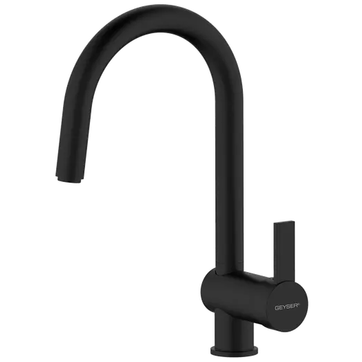GEYSER® Max Flex køkkenarmatur mat sort