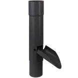 Plastmo vandudviser m/klap 90 mm grafit