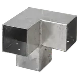Plus Cubic galvaniseret dobbelt hjørnebeslag