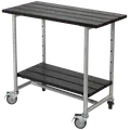 Plus Urban grill-/plantebord med 1 hylde grundmalet sort