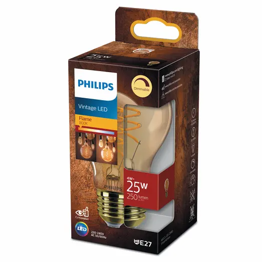 Philips Vintage Standard pære 25W E27 guld