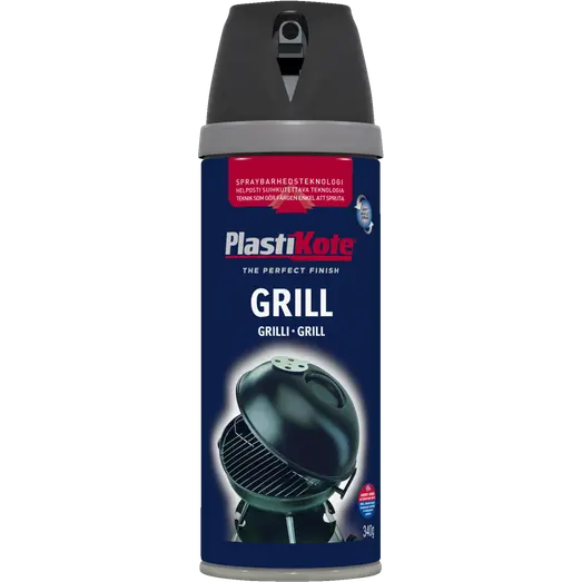 Plasti-kote twist grill spray sort 400 ml