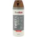 Plasti-Kote twist spraymaling 400 ml blank kastanjebrun