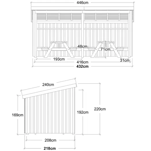 Plus Nordic madpakkehus 9,5 m2