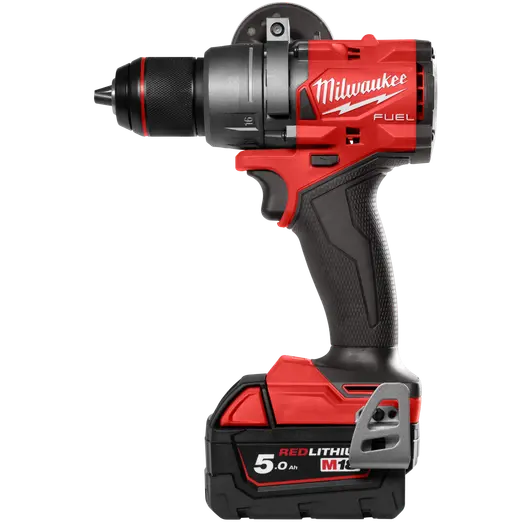 Milwaukee M18™ Fuel™ FDP3-502X slagboremaskine 2x5,0Ah batteri/lader og HD boks