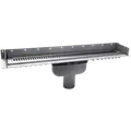 Purus Line afløbsrendesæt med vandlås rib 800 Ø50 mm