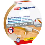 Tesa® Powerbond Slim dobbeltklæbende monteringstape indoor 5 m x 9 mm