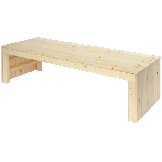 PLUS Fun sandkasse m/hjul og bænk 180 cm