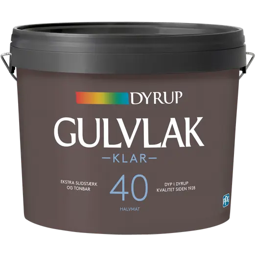 Dyrup gulvlak halvmat 40, 4,5 L