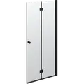 Scanbad B-Foldedør til brusekabine 200x87-89 cm sort m/klar glas