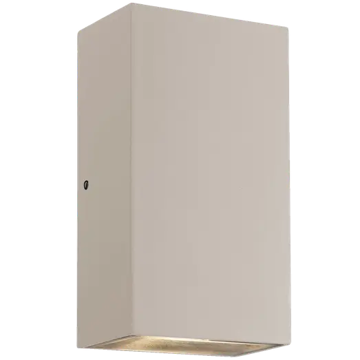 Nordlux Rold udendørs LED væglampe flad champagne