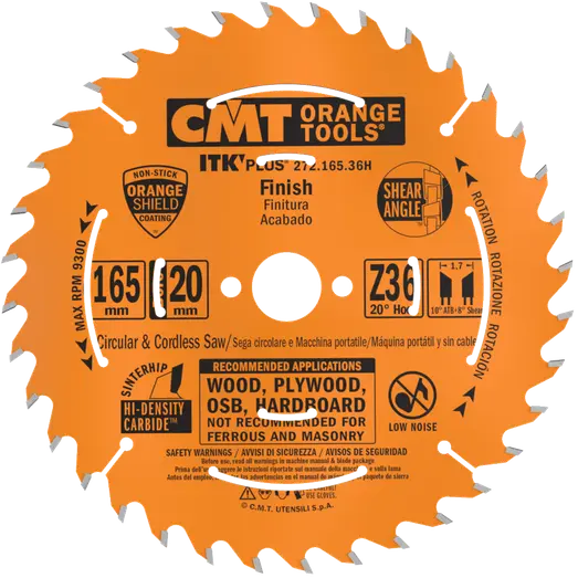 CMT savklinge ITK-Plus 165x1,7x20 Z36W