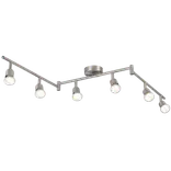 Nordlux Avenue 6-Rail spotlight børstet stål