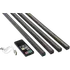 Fibrotech LED skinne sort 4 strk./pk