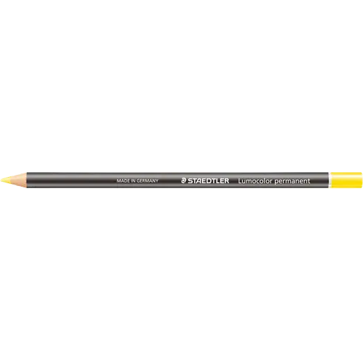Staedtler permanent fedtblyant gul