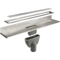 Unidrain sampak linje 700 mm med lodret udløb Ø75 mm