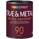Dyrup træ og metalmaling ekstra dækkende 90 hvid