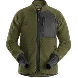 Snickers Workwear pile jakke khaki/ sort