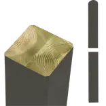 Plus Omlimet stolpe 9x9x128 cm