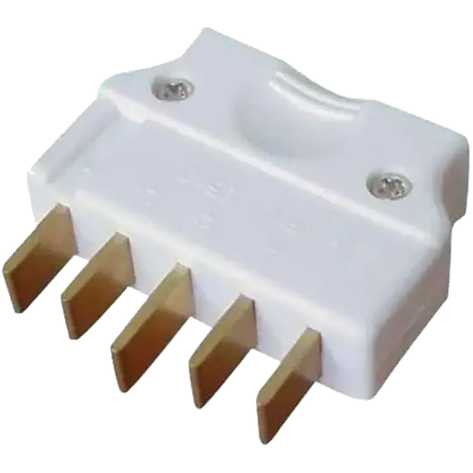 E-line Stikprop 3F+N+J 400V 16A hvid