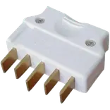 E-line Stikprop 3F+N+J 400V 16A hvid