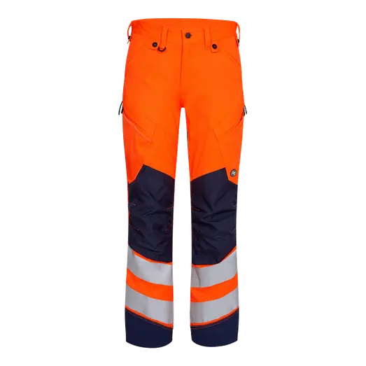 F.Engel Safety sikkerhedsbukser orange/blue ink