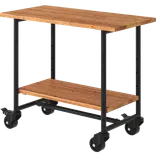 PLUS Urban Picnic plante/grillbord m/1 hylde – ThermoWood®/sort stel