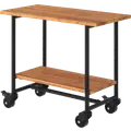 PLUS Urban Picnic plante/grillbord m/1 hylde – ThermoWood®/sort stel