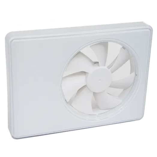 Duka SmartFan TH ventilator m/fugt og tidsstyring Ø100-125 mm hvid