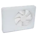Duka SmartFan TH ventilator m/fugt og tidsstyring Ø100-125 mm hvid