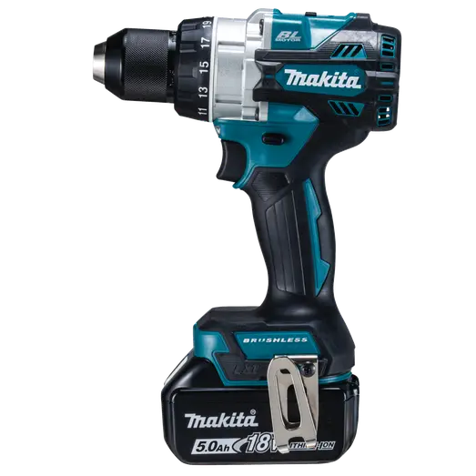 Makita DHP486RTR-DAV slagboremaskine 18V inkl. 2x5,0 Ah batteri og lader