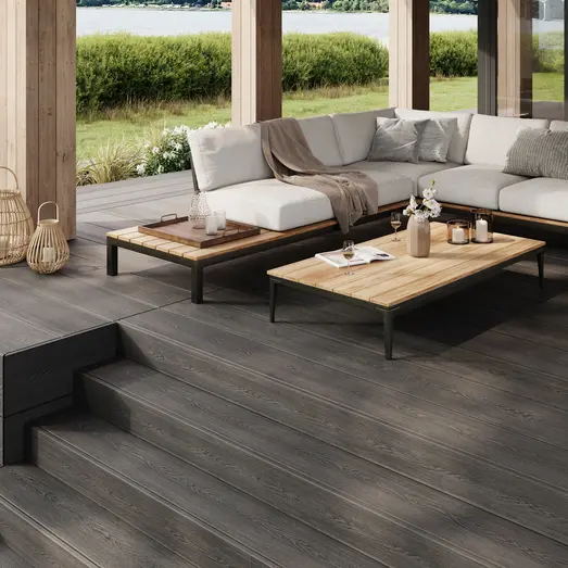 Wimex Glyngøre Royal terrassebræt trækomposit sort 23x295x3600 mm