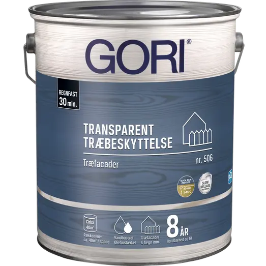GORI 506 transparent træbeskyttelse transparent base 40 4,5 L