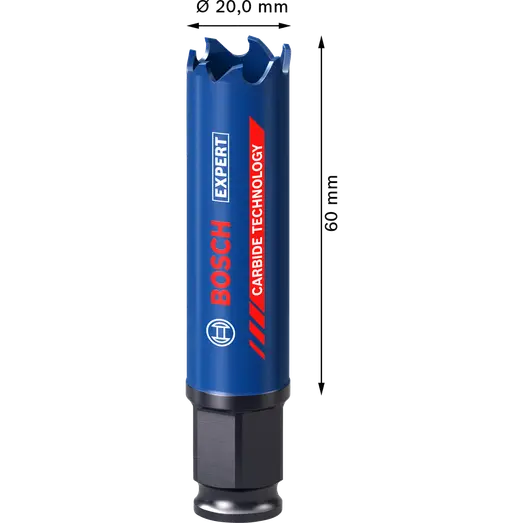 Bosch EXPERT Multi Material Power Change Plus hulsav, 20x60 mm