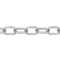 Roliba kortleddet kæde varmforzinket 4 mm x 5 m