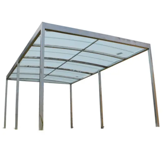 Elmholm enkelt carport 5382x3180 mm i galvaniseret stål