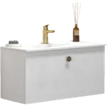 Scanbad Multo+ vaskeskab m/Amber mini vask 81 cm hvid