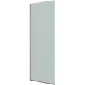 Scanbad brusevæg D 89x197,8cm børstet satin/isglas