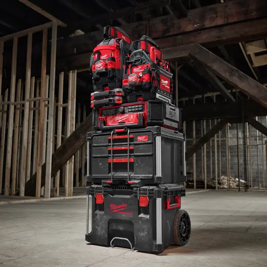 Milwaukee packout kuffert med 2+1 skuffe