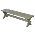 Plus Nostalgi Plankebænk 177 cm gråbrun