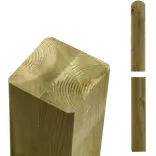 Plus omlimet profilstolpe 90x90 mm trykimprægneret