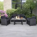 Langø sofasæt inkl. hyndersort