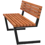 PLUS Relax bænk 150 cm ThermoWood®