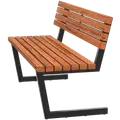 PLUS Relax bænk 150 cm ThermoWood®