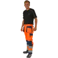 Ocean Medusa vandtæt arbejdsbukser hi-vis orange/navy
