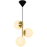 Nordlux Lilly pendel 3xE14 messing/Opal